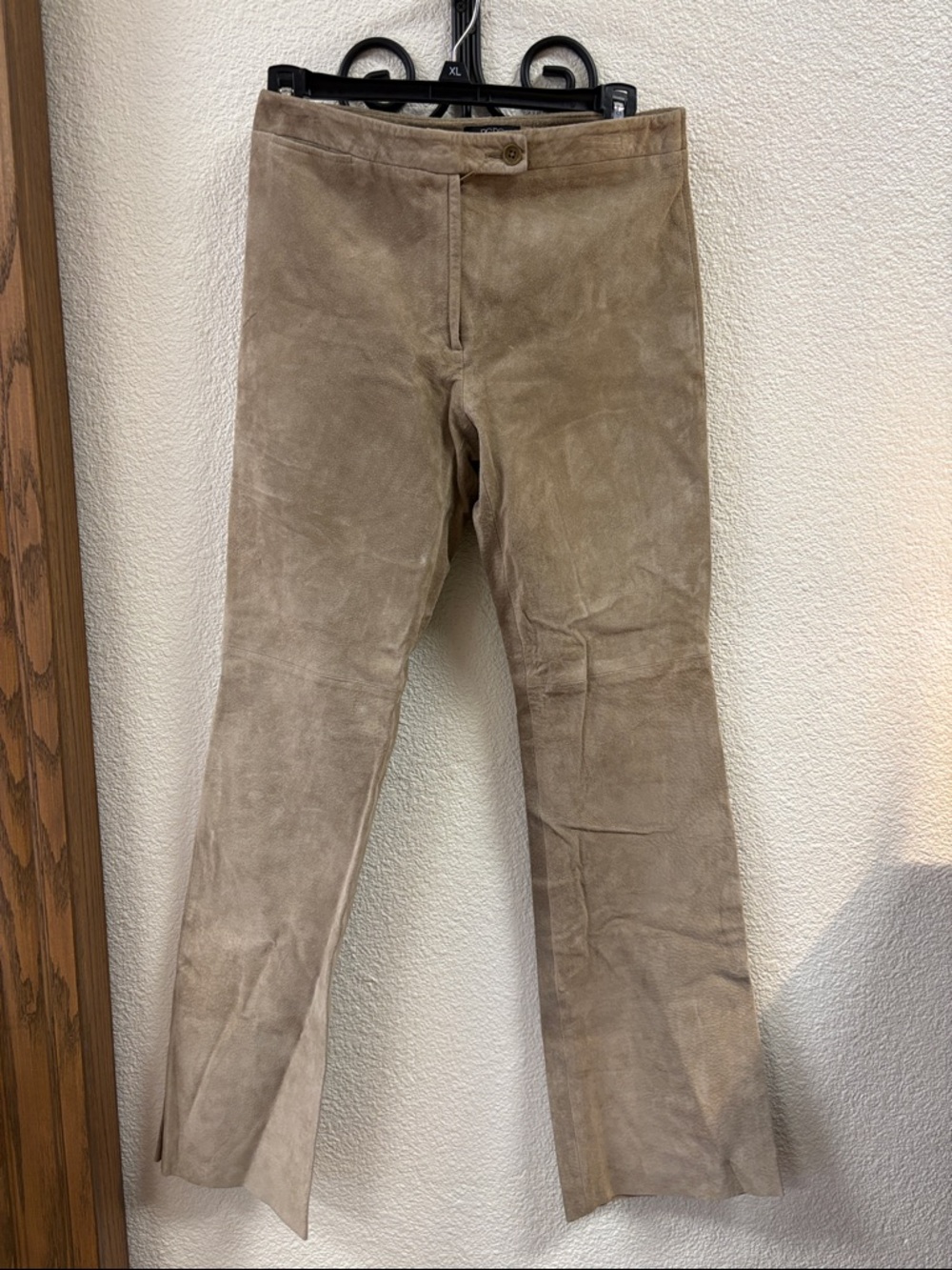 BCBGMaxAzria Tan Suede Trousers